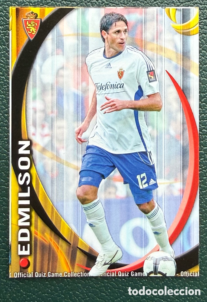 Figurine di Calcio: 368 EDMILSON REAL ZARAGOZA FICHAS ALBUM MUNDICROMO 2010 2011 10 11