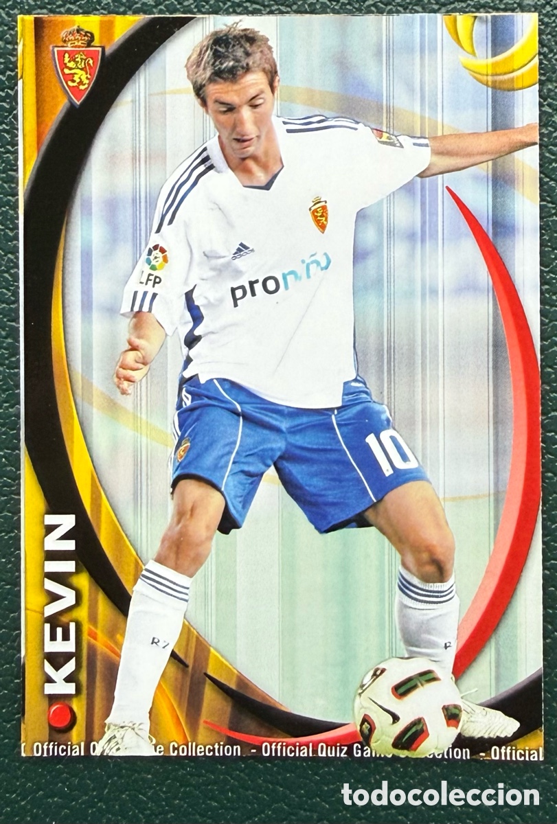 Fu&szlig;ball-Sticker: 370 KEVIN REAL ZARAGOZA FICHAS ALBUM MUNDICROMO 2010 2011 10 11