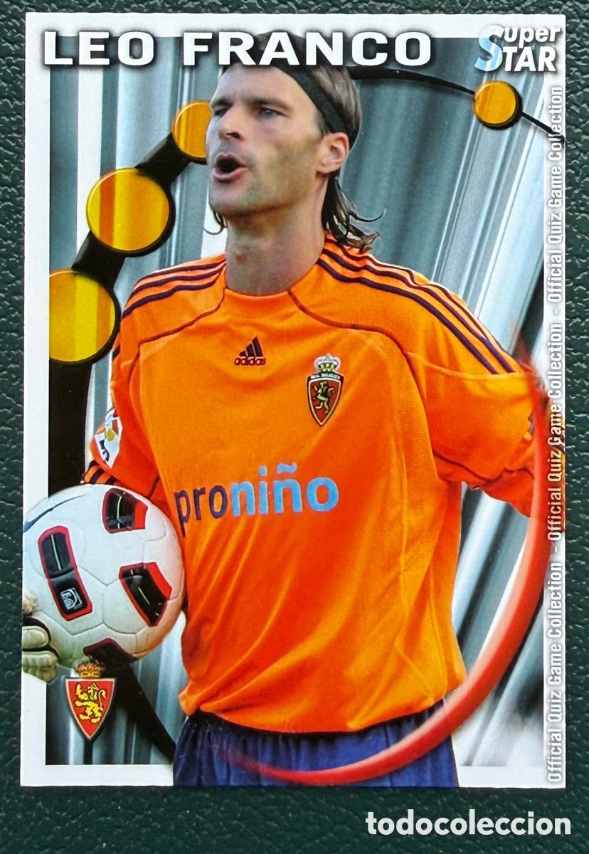 Cromos de F&uacute;tbol: 374 LEO FRANCO SUPERSTAR MATE REAL ZARAGOZA FICHAS ALBUM MUNDICROMO 2010 2011 10 11