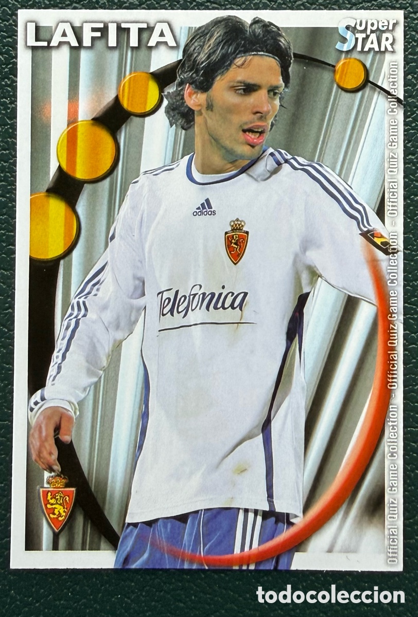 Cromos de F&uacute;tbol: 375 LAFITA SUPERSTAR MATE REAL ZARAGOZA FICHAS ALBUM MUNDICROMO 2010 2011 10 11