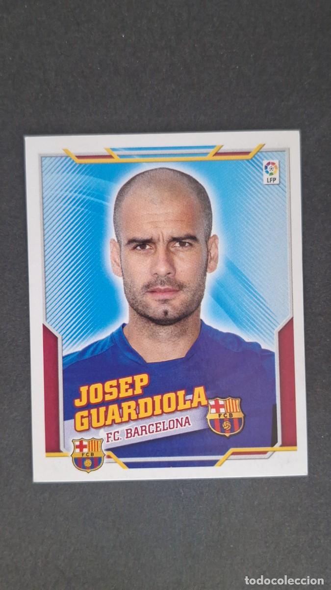 Cromos de Futebol: JOSEP GUARDIOLA ENTRENADOR F. C. BARCELONA LIGA ESTE 2010/11 10 11 NUNCA PEGADO SIN PEGAR
