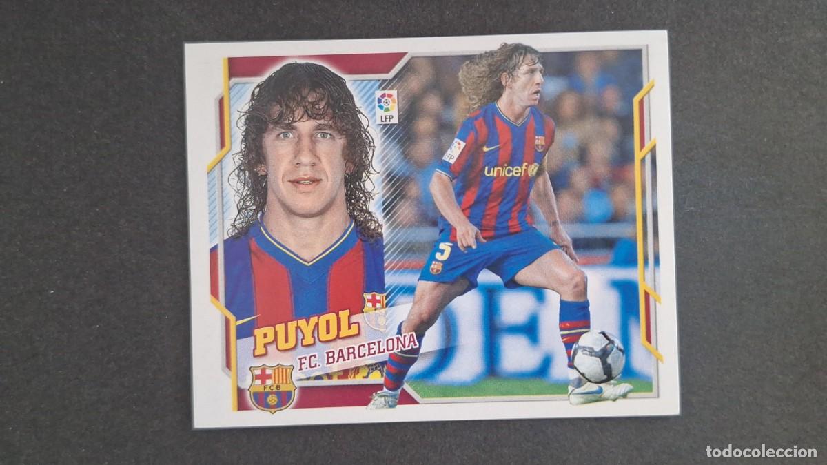 Figurine di Calcio: PUYOL F. C. BARCELONA LIGA ESTE 2010/11 10 11 NUNCA PEGADO SIN PEGAR