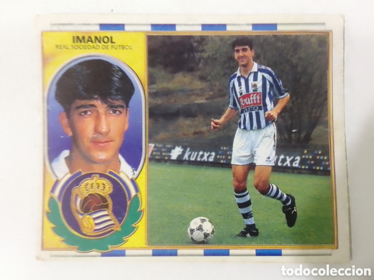 Figurine di Calcio: Colecciones Este 96-97 Imanol &bull; Real Sociedad.