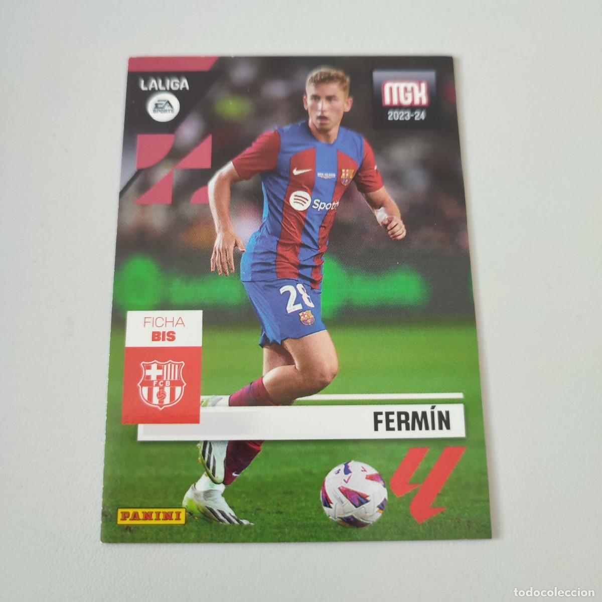 Figurine di Calcio: N&deg;106 BIS FERMIN BARCELONA ROOKIE MGK 23 24 PANINI MEGACRACKS 2023 2024 ALB1