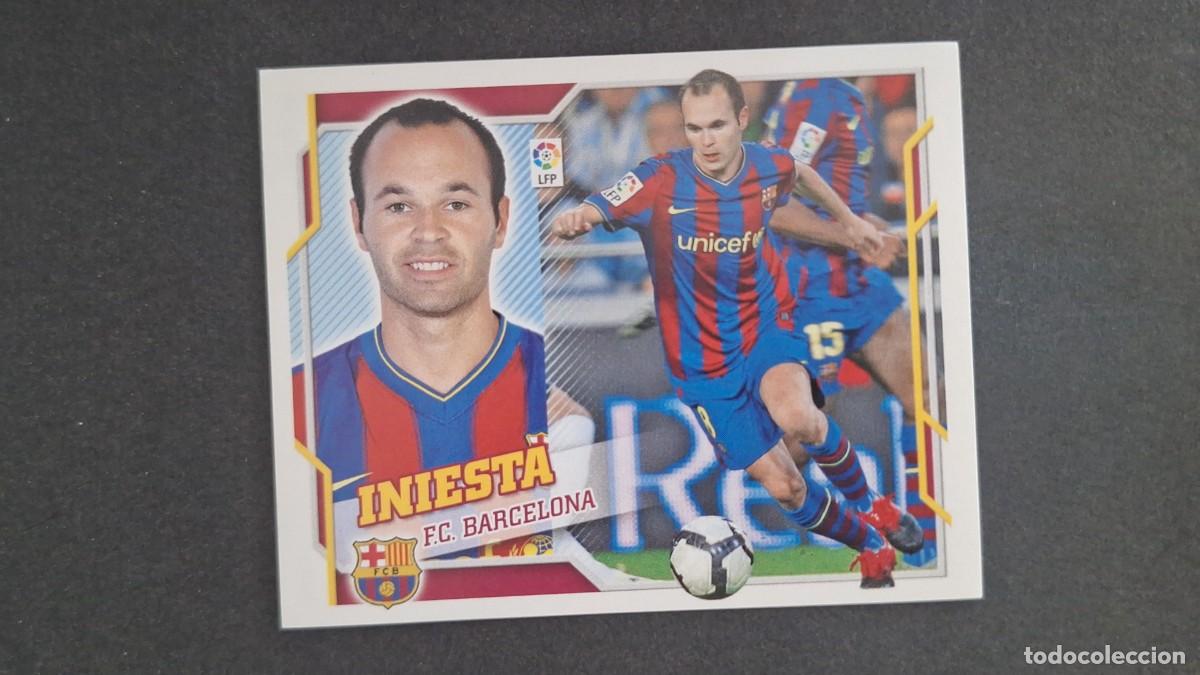 Fu&szlig;ball-Sticker: INIESTA F. C. BARCELONA LIGA ESTE 2010/11 10 11 NUNCA PEGADO SIN PEGAR