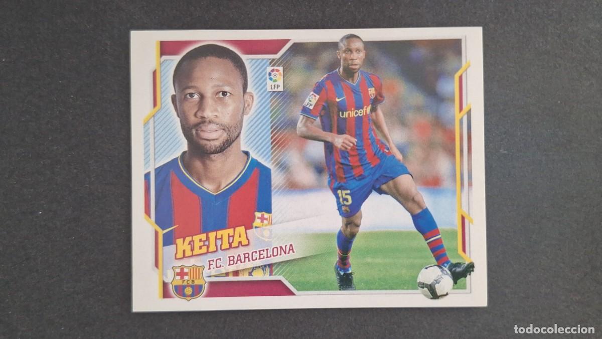 Fu&szlig;ball-Sticker: KEITA F. C. BARCELONA LIGA ESTE 2010/11 10 11 NUNCA PEGADO SIN PEGAR