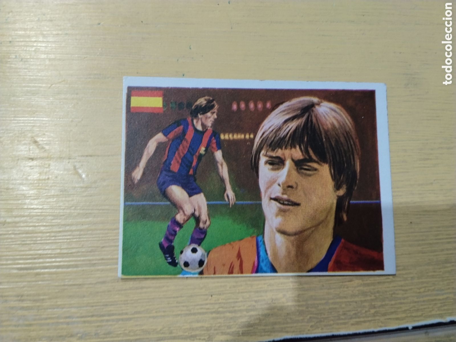 Cromos de F&uacute;tbol: ASES DEL DEPORTE - QUELCOM N&ordm; 140 MIGUELI - FC BARCELONA ) NUEVO Y SIN PEGAR