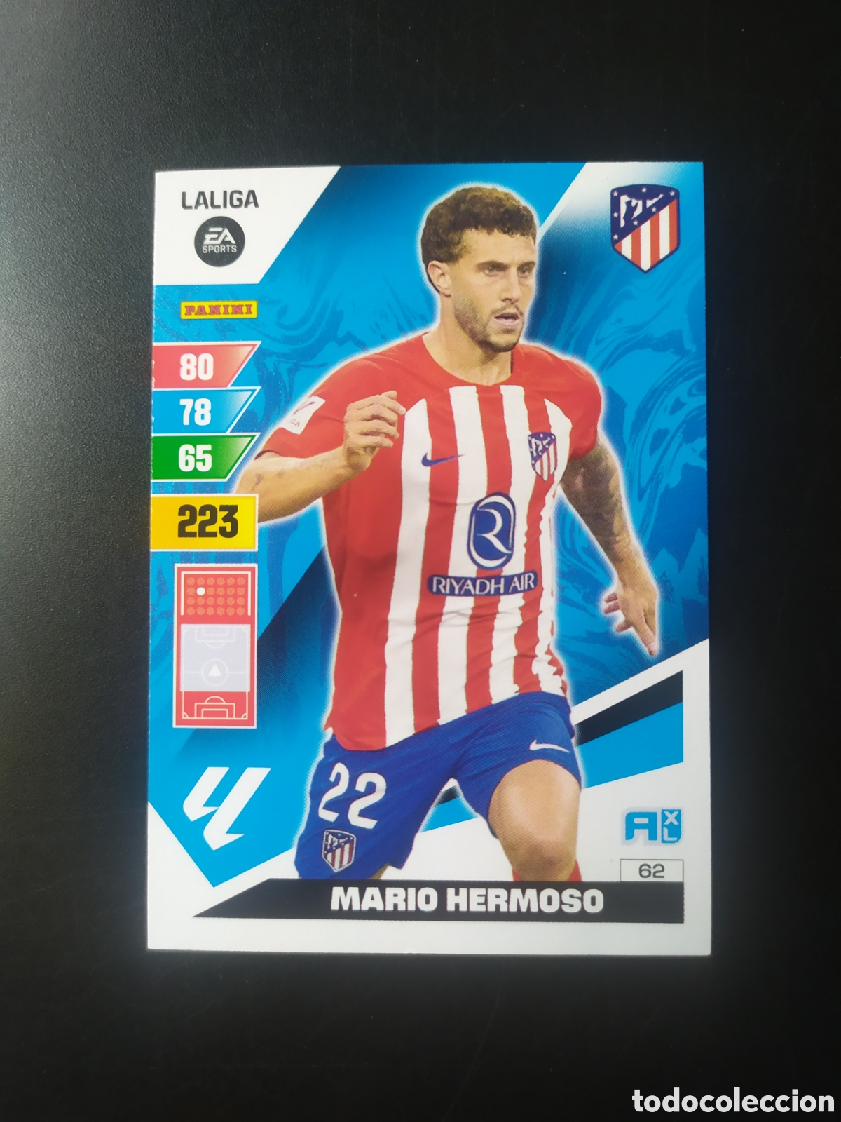 Cromos de F&uacute;tbol: Adrenalyn 2023 2024 23 24 panini Mario Hermoso n&deg; 62 Atl&eacute;tico Madrid