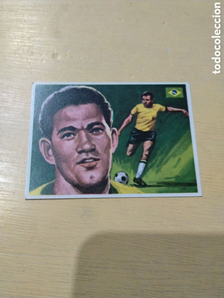 Cromos de F&uacute;tbol: ASES DEL DEPORTE - QUELCOM N&ordm; 79 GARRINCHA - BRASIL / NUEVO Y SIN PEGAR