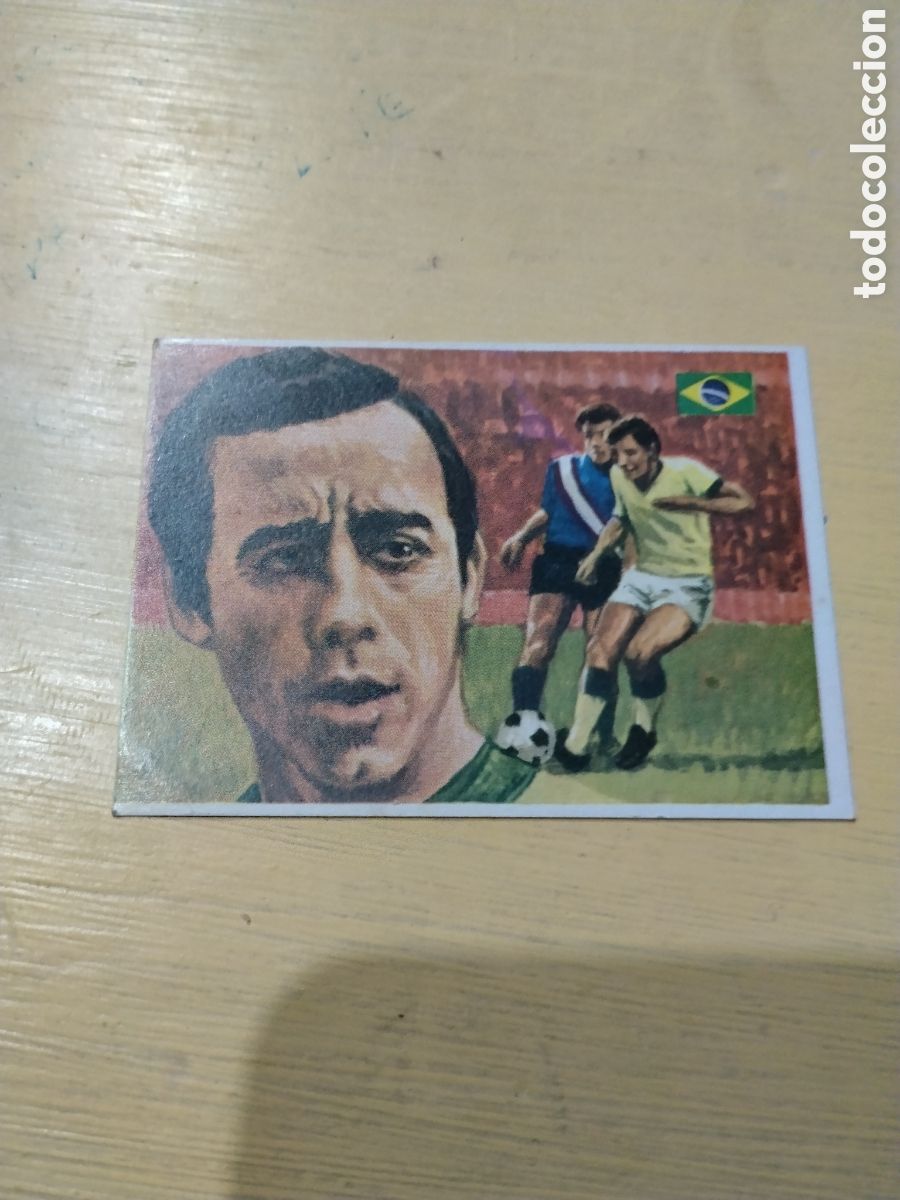 Cromos de F&uacute;tbol: ASES DEL DEPORTE - QUELCOM N&ordm; 231 TOSTAO - BRASIL / NUEVO Y SIN PEGAR