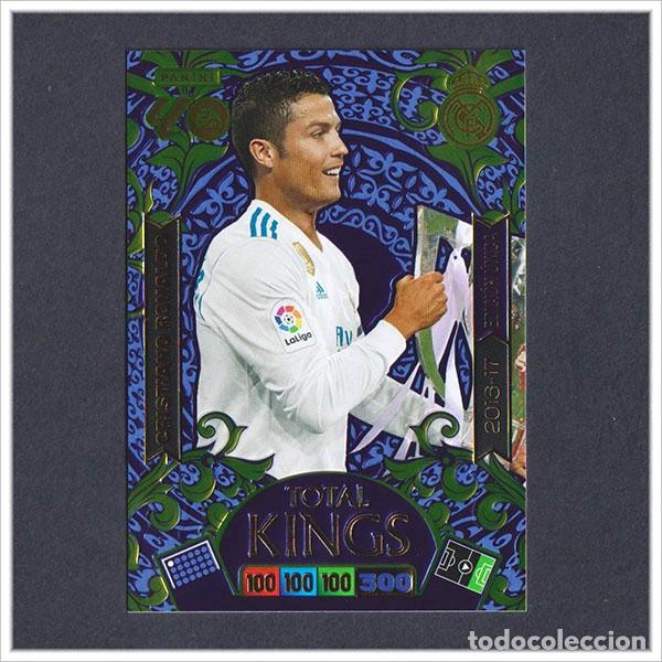 Football Stickers: ADRENALYN XL 2025 2026 25 26 PANINI CRISTIANO RONALDO REAL MADRID EDICI&Oacute;N &Uacute;NICA TOTAL KINGS 2016-17