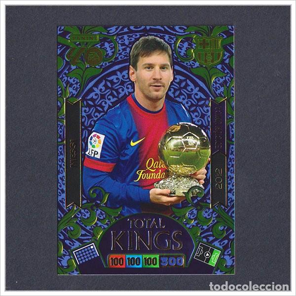 Cromos de F&uacute;tbol: ADRENALYN XL 2025 2026 25 26 PANINI MESSI BALON ORO BARCELONA BAR&Ccedil;A EDICI&Oacute;N UNICA TOTAL KINGS 2012