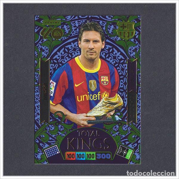 Cromos de F&uacute;tbol: ADRENALYN XL 2025 2026 25 26 PANINI MESSI BOTA ORO BARCELONA BAR&Ccedil;A EDICI&Oacute;N UNICA TOTAL KINGS 2009-10