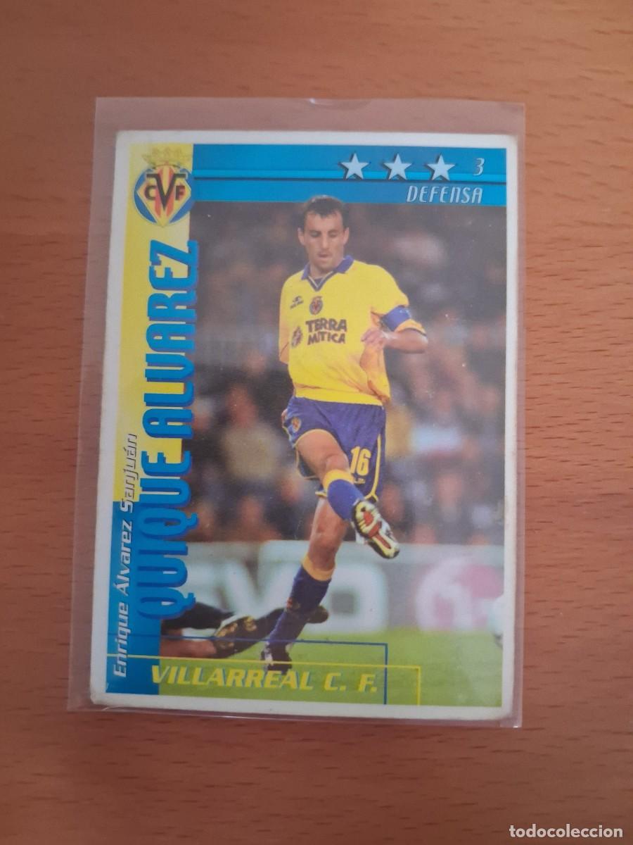 Cromos de F&uacute;tbol: Futbol Match Total 2002 2003 02 03 Villarreal CF Quique Alvarez