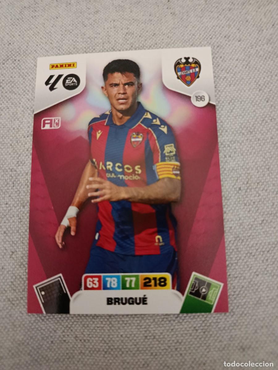 Cromos de F&uacute;tbol: Adrenalyn 25/26. 196- Brugu&eacute;. Levante.
