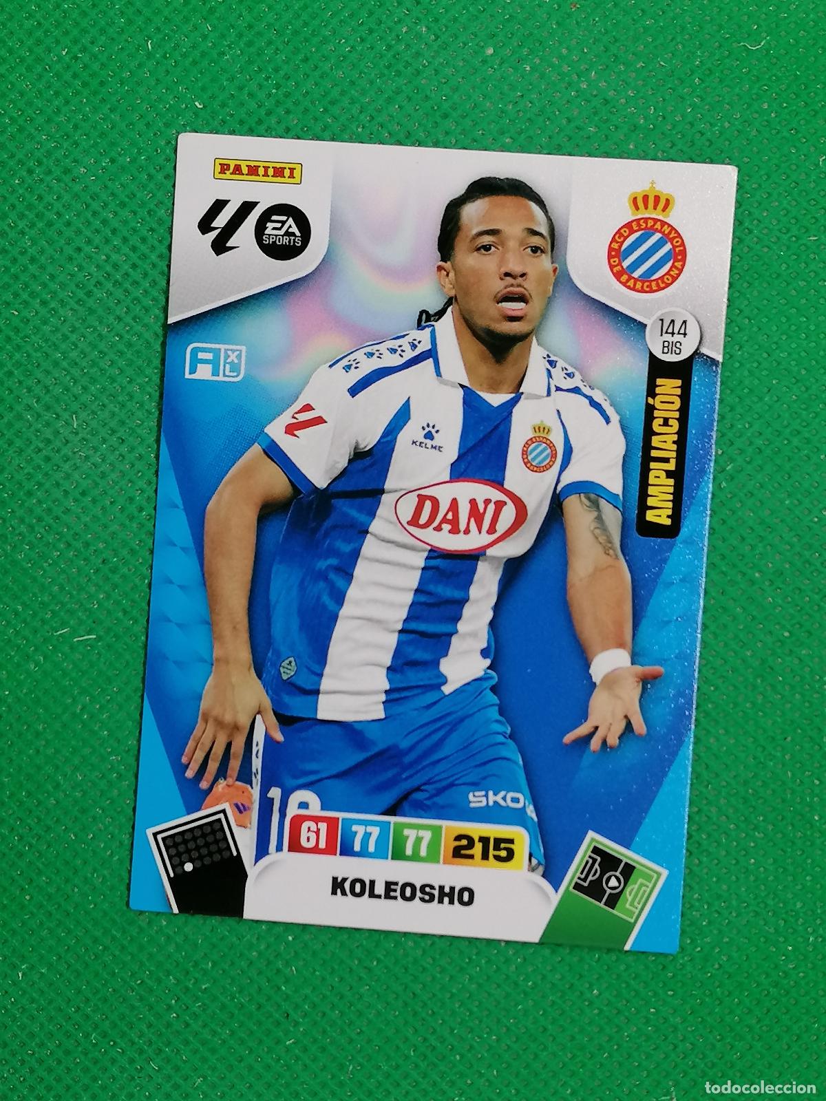 Cromos de F&uacute;tbol: 144 BIS 144BIS KOLEOSHO ESPANYOL AMPLIACION ⚽ LIGA ADRENALYN XL 2025 2026 25 26 ⚽