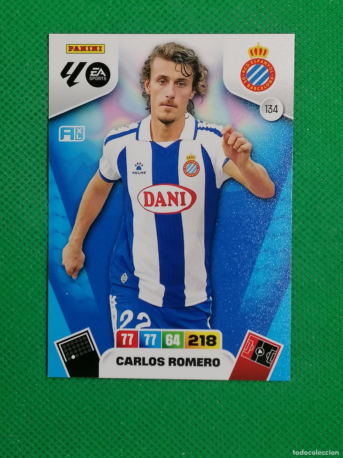 Fu&szlig;ball-Sticker: 134 CARLOS ROMERO ESPANYOL ⚽ LIGA ADRENALYN XL 2025 2026 25 26 ⚽