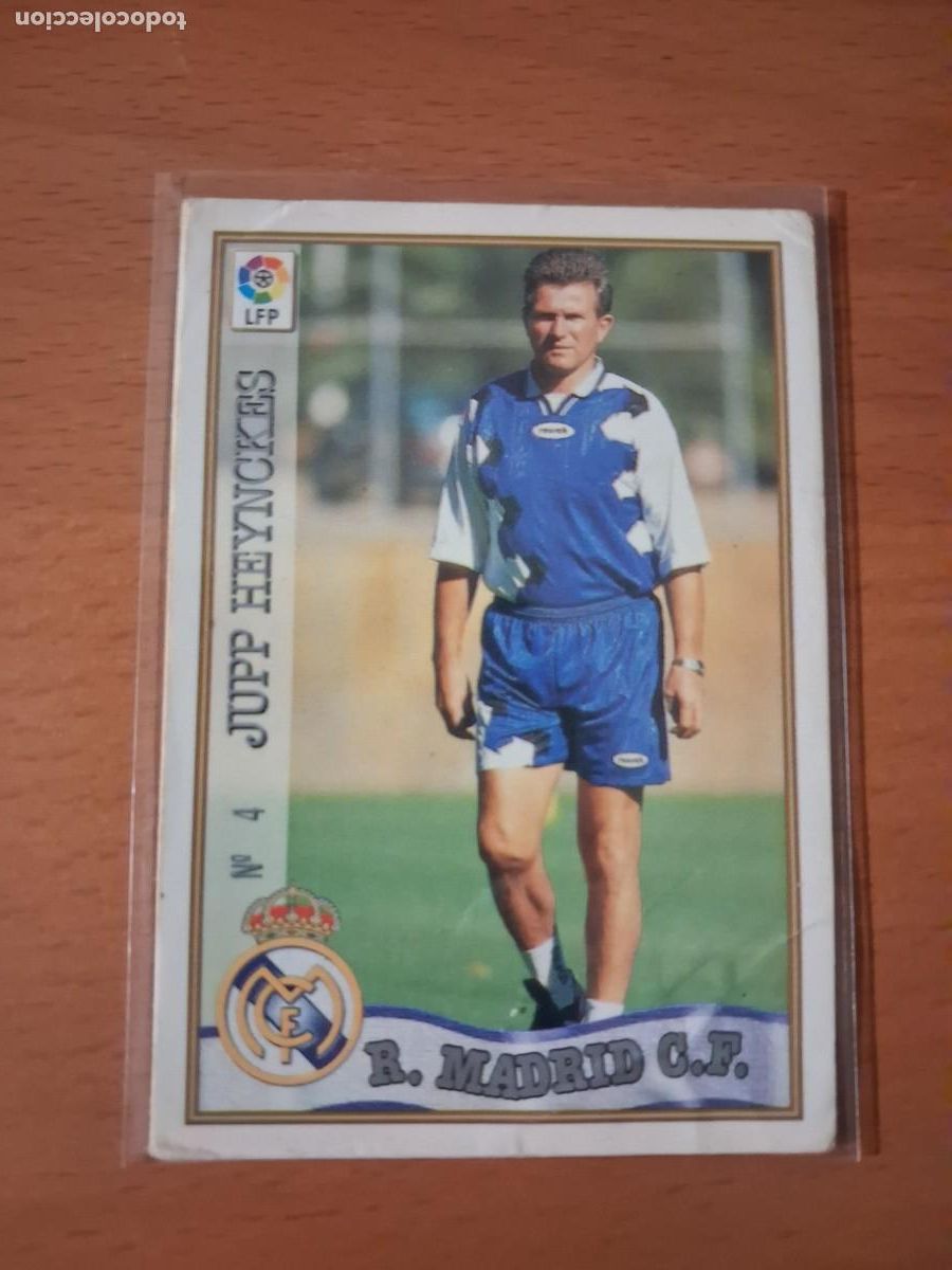 Cromos de F&uacute;tbol: Mundicromo Las Fichas de la liga 1997 1998 97 98 Real Madrid 4 Jupp Heynckes