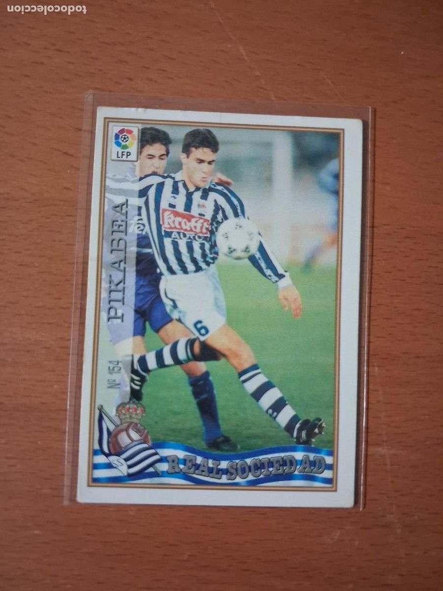 Football Stickers: Mundicromo Las Fichas de la liga 1997 1998 97 98 Real Sociedad 154 Pikabea