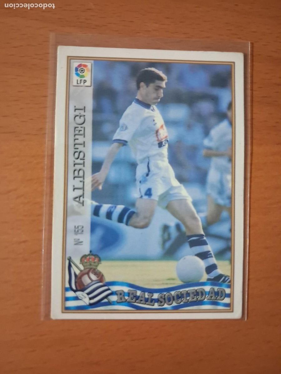 Football Stickers: Mundicromo Las Fichas de la liga 1997 1998 97 98 Real Sociedad 155 Albistegi