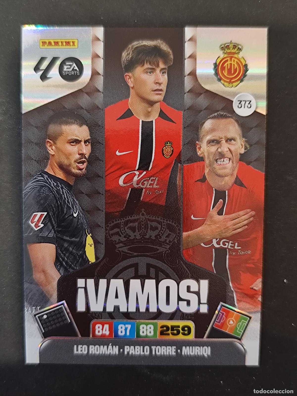 Cartes &agrave; collectionner de Football: 373 MALLORCA LEO ROM&Aacute;N PABLO TORRE MURIQI &iexcl;VAMOS! ADRENALYN 2025 2026 25 26
