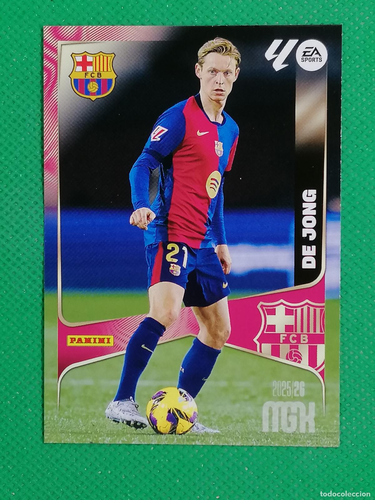 Cromos de F&uacute;tbol: 83 DE JONG BARCELONA ⚽ MEGACRACKS LIGA 2025 2026 25 26 ⚽