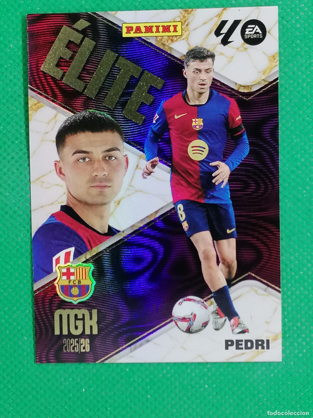 Cartes &agrave; collectionner de Football: 15 PEDRI BARCELONA ELITE ⚽ MEGACRACKS LIGA 2025 2026 25 26 ⚽