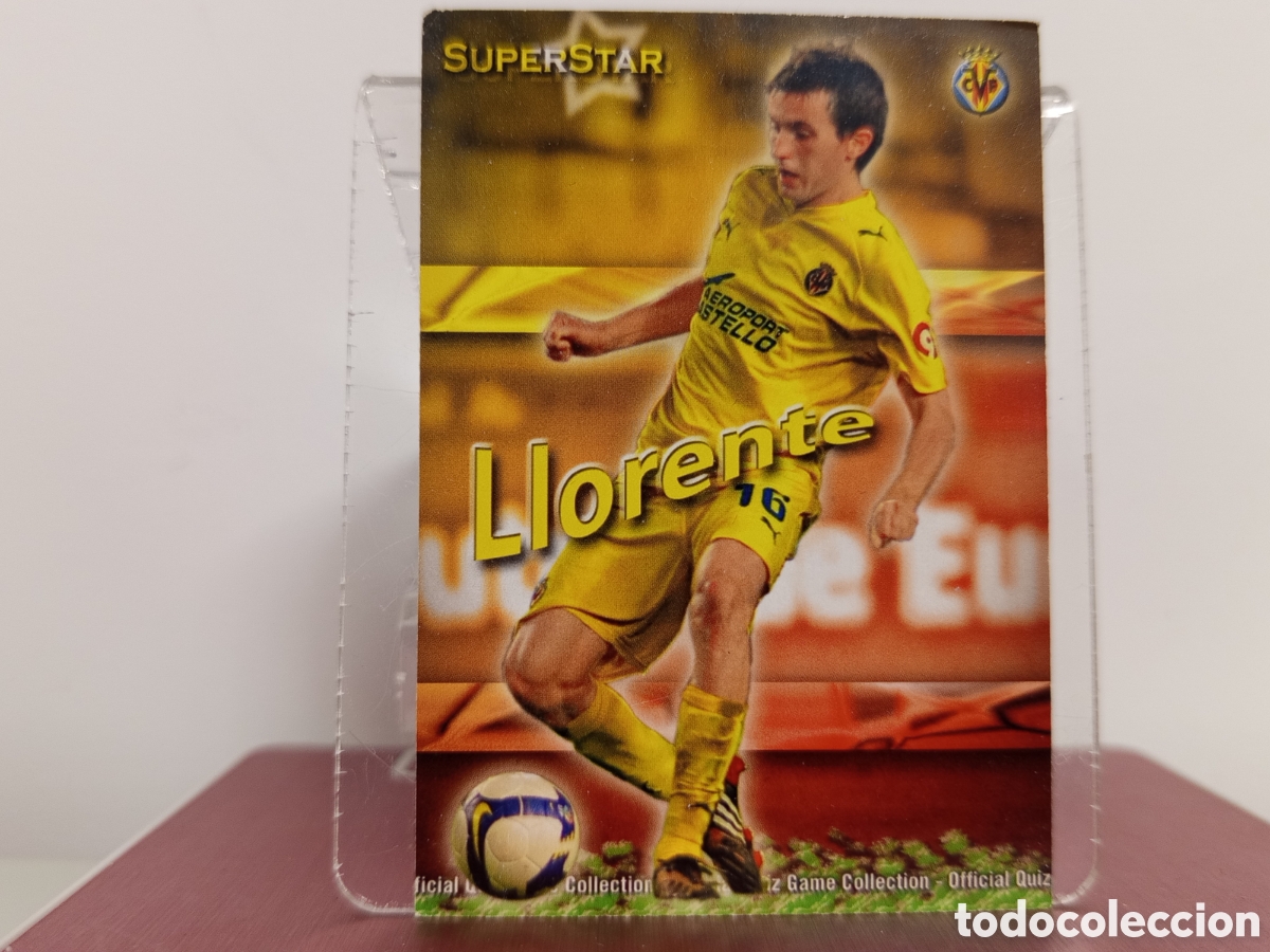 Cromos de F&uacute;tbol: ❇️ CROMO ⚽ LLORENTE VILLARREAL 135 SUPERSTAR FICHAS LIGA QUIZ COLLECTION MUNDICROMO ❇️