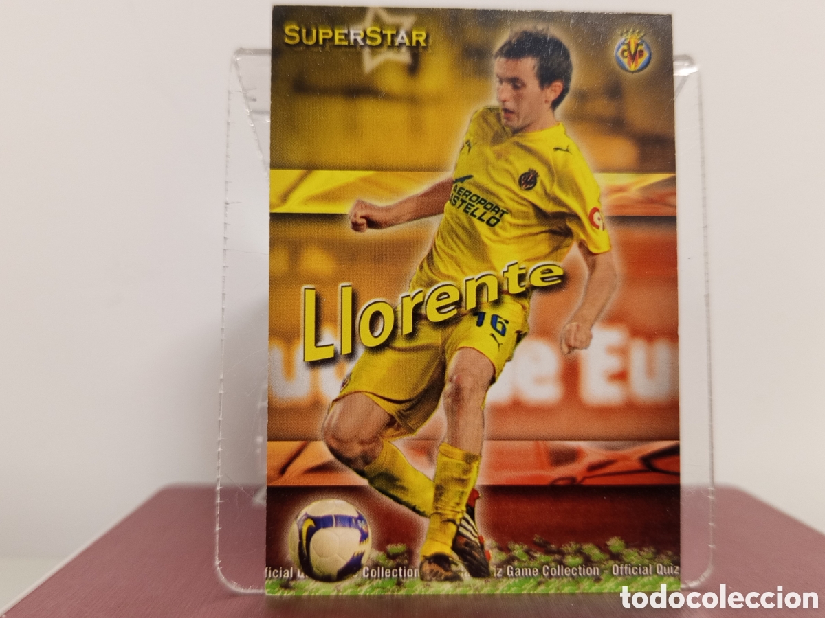Cromos de F&uacute;tbol: ❇️ CROMO ⚽ LLORENTE VILLARREAL 135 SUPERSTAR FICHAS LIGA QUIZ COLLECTION MUNDICROMO ❇️