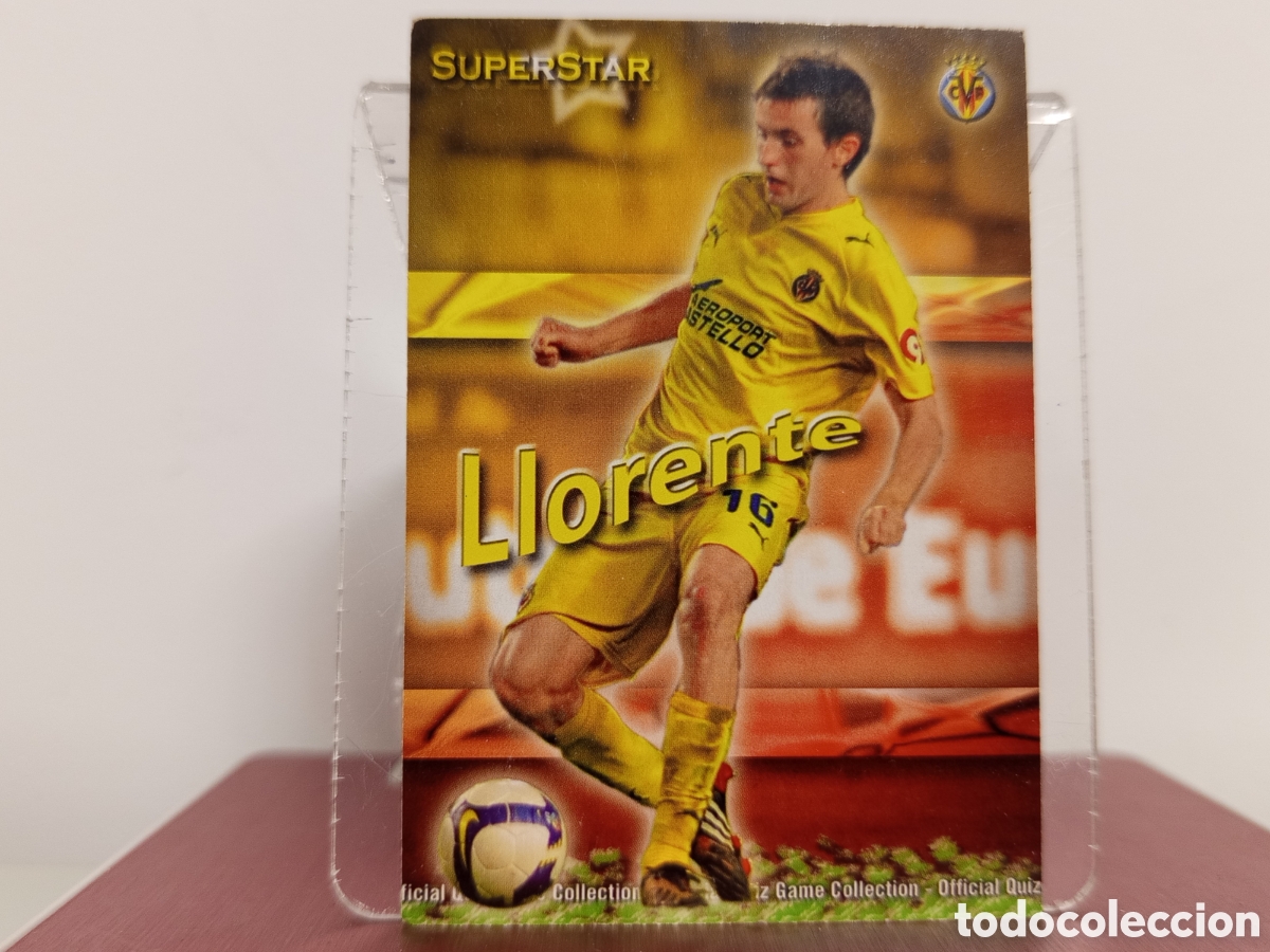 Cromos de F&uacute;tbol: ❇️ CROMO ⚽ LLORENTE VILLARREAL 135 SUPERSTAR FICHAS LIGA QUIZ COLLECTION MUNDICROMO ❇️