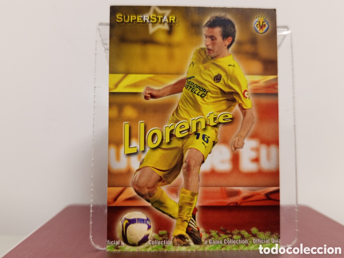 Cromos de F&uacute;tbol: ❇️ CROMO ⚽ LLORENTE VILLARREAL 135 SUPERSTAR FICHAS LIGA QUIZ COLLECTION MUNDICROMO ❇️