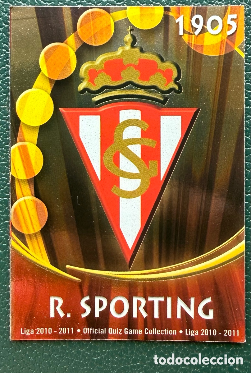 Cromos de Futebol: 379 ESCUDO SPORTING DE GIJON BRILLO LISO FICHAS ALBUM MUNDICROMO 2010 2011 10 11