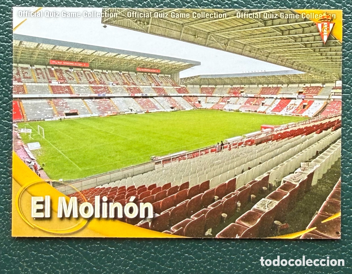 Figurine di Calcio: 380 ESTADIO EL MOLINON MATE SPORTING DE GIJON FICHAS ALBUM MUNDICROMO 2010 2011 10 11