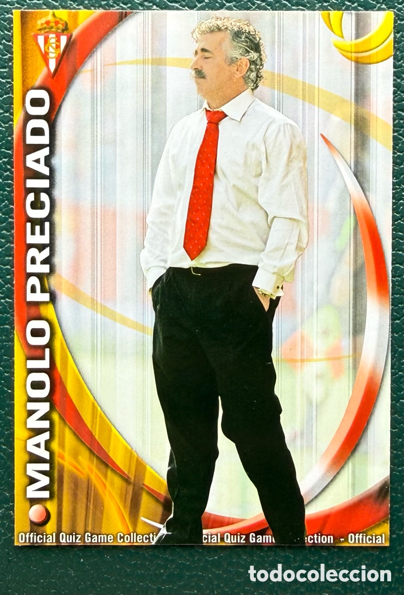 Figurine di Calcio: 381 MANOLO PRECIADO SPORTING DE GIJON FICHAS ALBUM MUNDICROMO 2010 2011 10 11