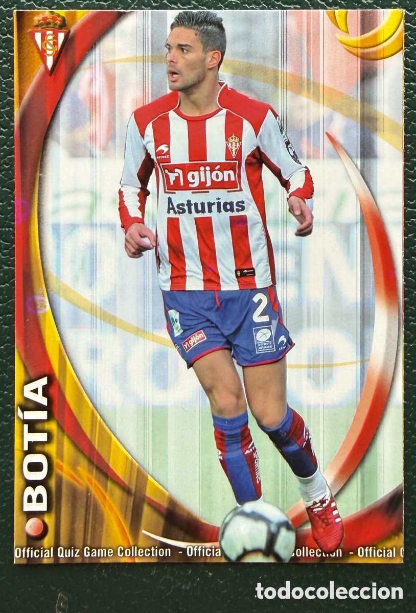Figurine di Calcio: 385 BOTIA SPORTING DE GIJON FICHAS ALBUM MUNDICROMO 2010 2011 10 11