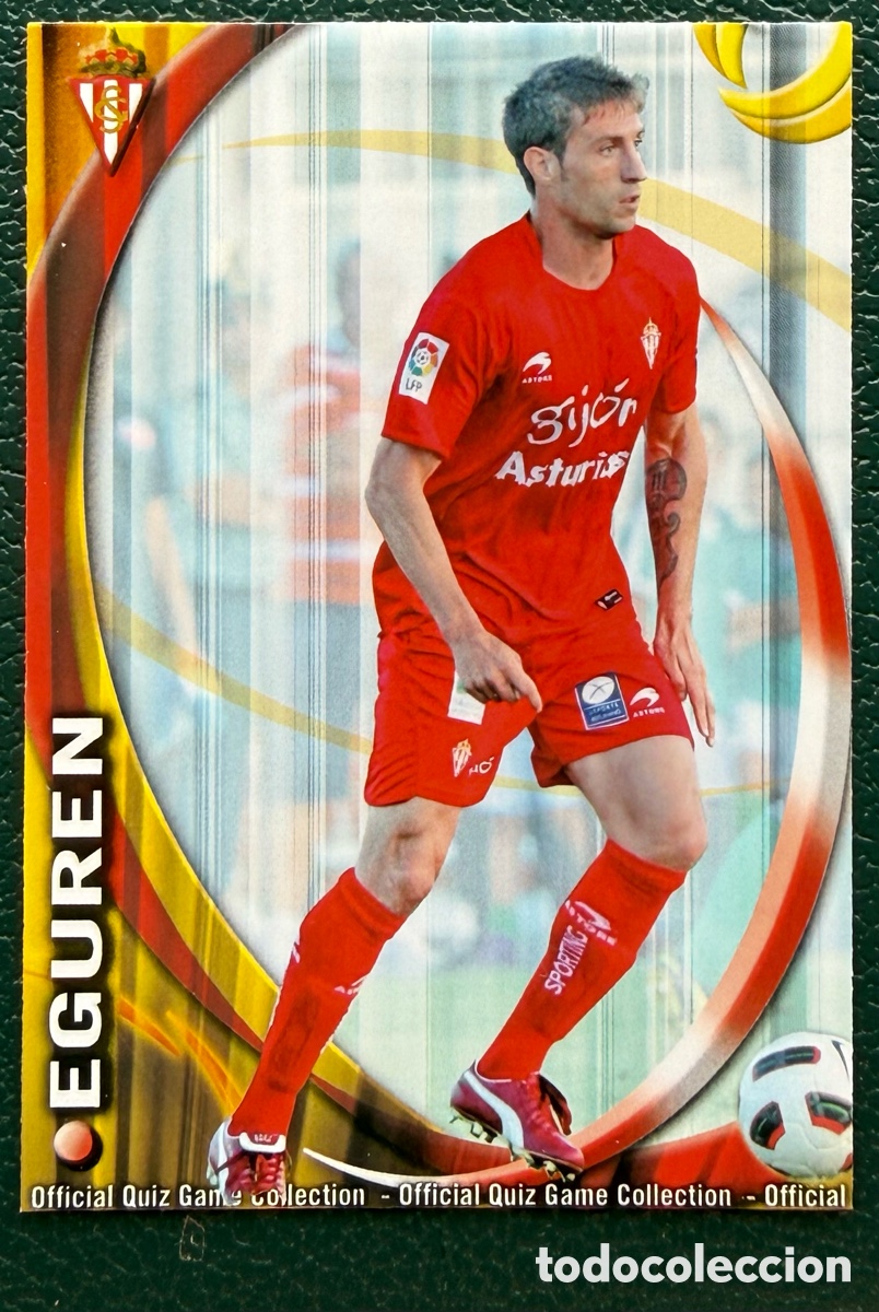 Cromos de Futebol: 393 EGUREN SPORTING DE GIJON FICHAS ALBUM MUNDICROMO 2010 2011 10 11