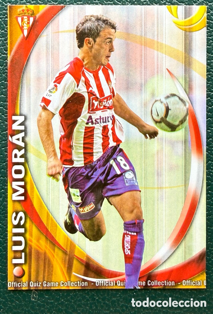Cromos de Futebol: 395 LUIS MORAN SPORTING DE GIJON FICHAS ALBUM MUNDICROMO 2010 2011 10 11