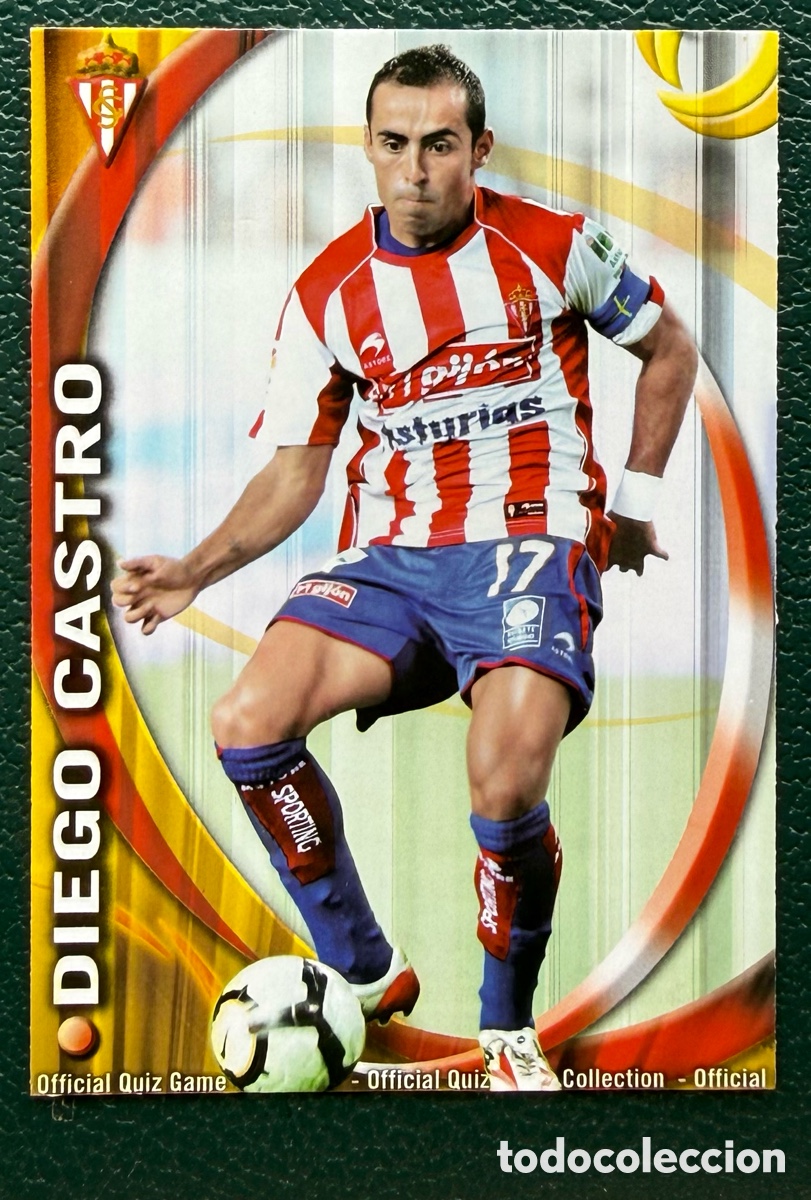 Cromos de Futebol: 396 DIEGO CASTRO SPORTING DE GIJON FICHAS ALBUM MUNDICROMO 2010 2011 10 11