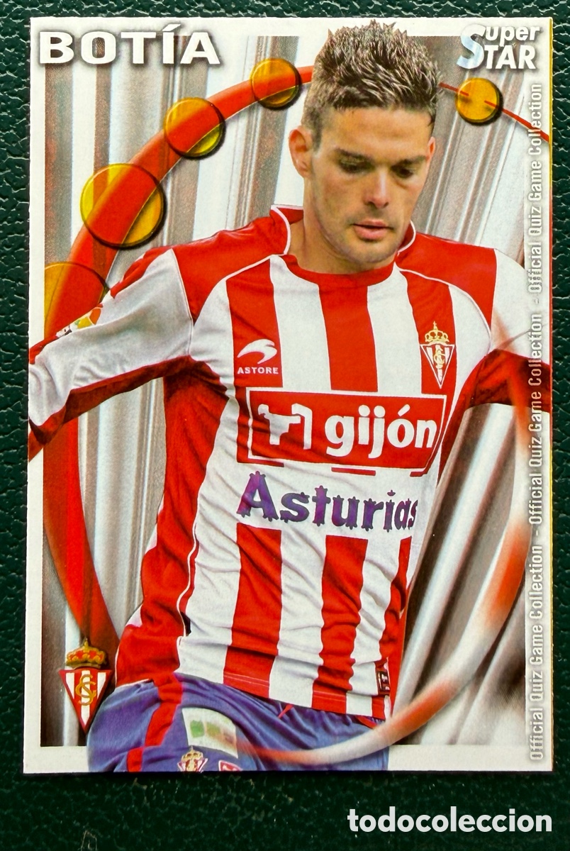 Cromos de Futebol: 402 BOTIA SUPERSTAR MATE SPORTING DE GIJON FICHAS ALBUM MUNDICROMO 2010 2011 10 11