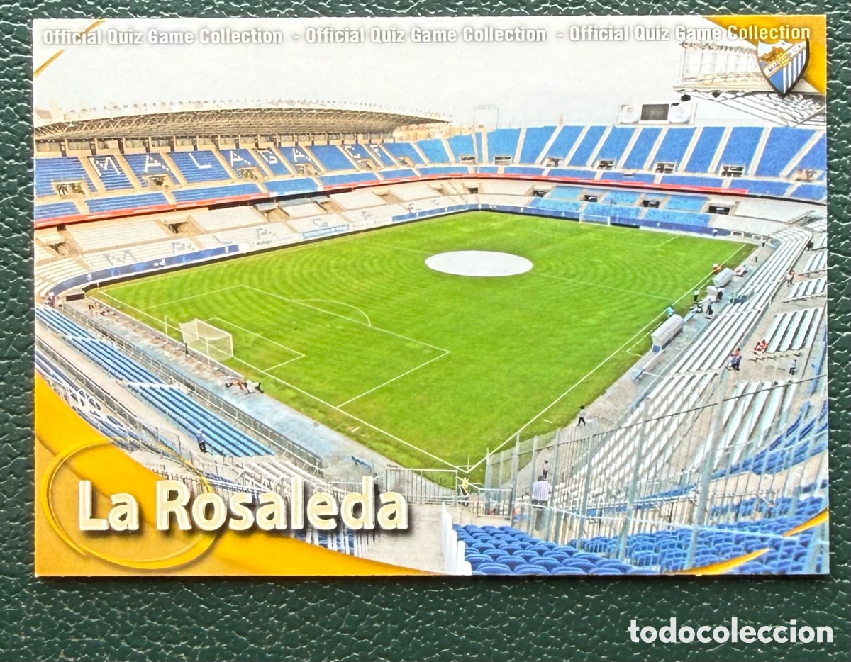 Cromos de Futebol: 434 ESTADIO LA ROSALEDA MALAGA CF MATE FICHAS ALBUM MUNDICROMO 2010 2011 10 11