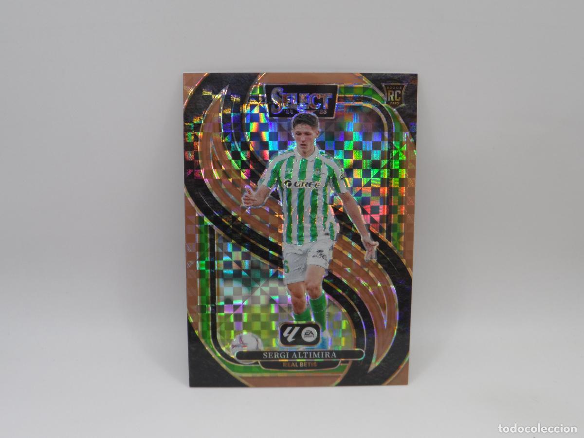Cromos de F&uacute;tbol: 136 ALTIMIRA NUMERADA /59 CHECKER BRONCE BETIS PANINI SELECT 2024 2025 24 25 ROOKIE RC