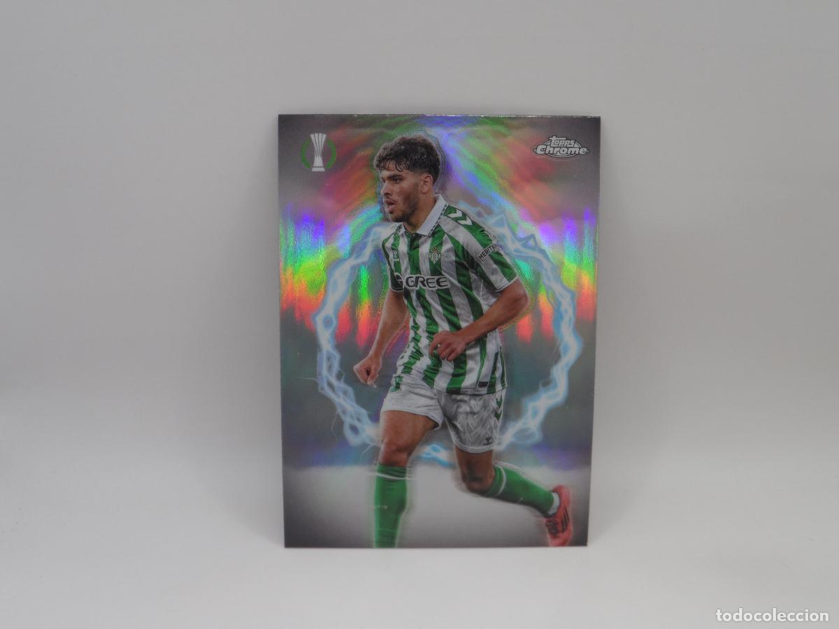 Cromos de F&uacute;tbol: CP-26 ABDE EZZALZOULI BETIS CIRCLE POWER TOPPS CHROME 2024 2025 24 25 CIRCULO DE PODER