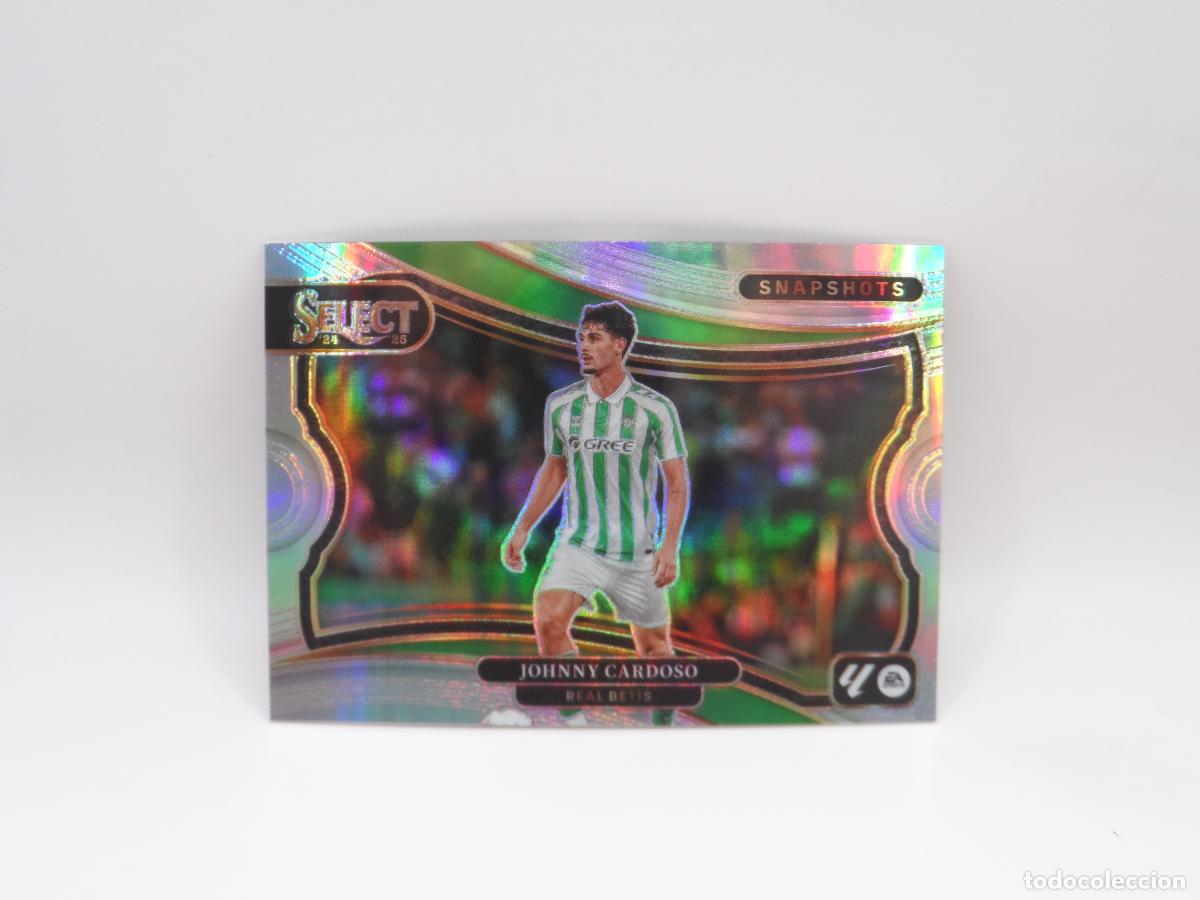 Cromos de F&uacute;tbol: 18 JOHNNY CARDOSO BETIS SNAPSHOTS PANINI SELECT 2024 2025 24 25