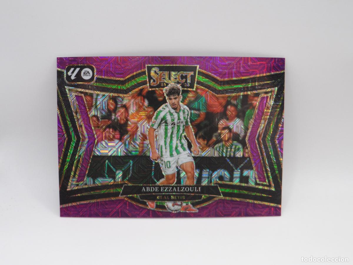 Cromos de F&uacute;tbol: 231 ABDE EZZALZOULI PARALELA PURPLE MOJO PRIZM BETIS PANINI SELECT LIGA 2024 2025 24 25 FIELD LEVEL