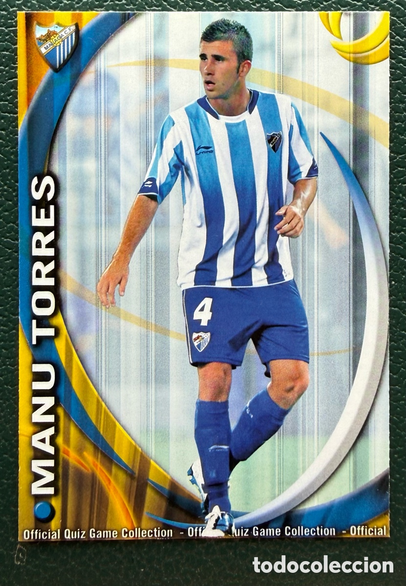 Cromos de F&uacute;tbol: 444 MANU TORRES MALAGA CF FICHAS ALBUM MUNDICROMO 2010 2011 10 11
