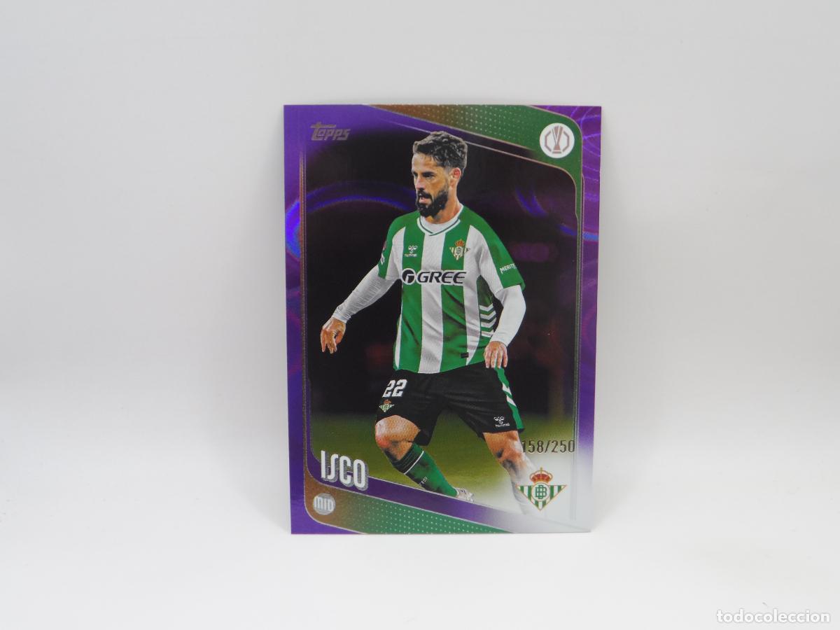 Cromos de F&uacute;tbol: 35 ISCO NUMERADA /250 PURPLE BETIS TOPPS FLAGSHIP COMPETITIONS 2025 2026 25 26