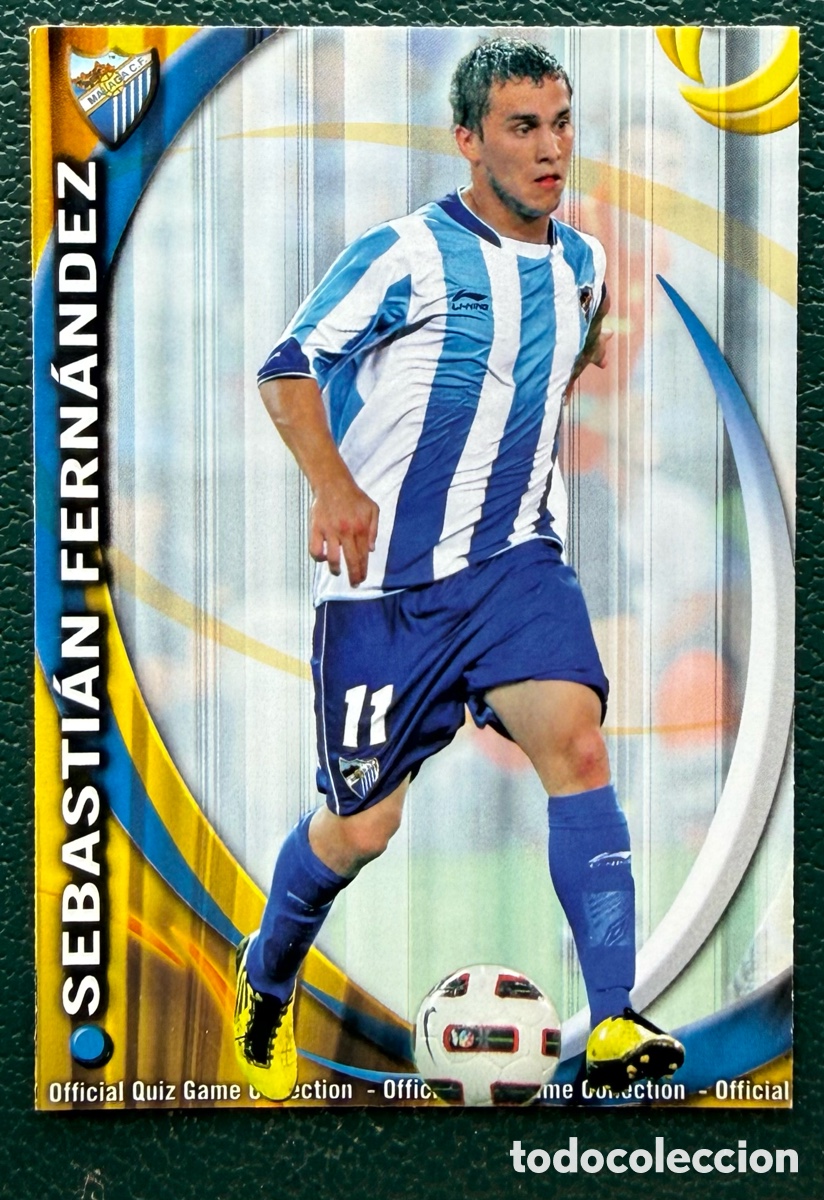 Cromos de Futebol: 452 SEBASTIAN FERNANDEZ MALAGA CF FICHAS ALBUM MUNDICROMO 2010 2011 10 11