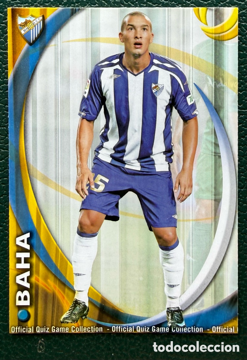 Cromos de Futebol: 453 BAHA MALAGA CF FICHAS ALBUM MUNDICROMO 2010 2011 10 11
