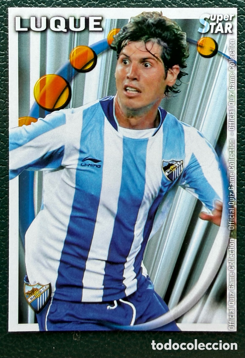 Cromos de F&uacute;tbol: 457 LUQUE SUPERSTAR MATE MALAGA CF FICHAS ALBUM MUNDICROMO 2010 2011 10 11