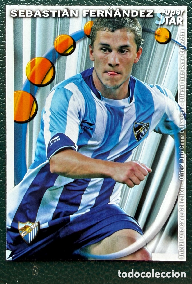 Cromos de F&uacute;tbol: 458 SEBASTIAN FERNANDEZ SUPERSTAR MATE MALAGA CF FICHAS ALBUM MUNDICROMO 2010 2011 10 11